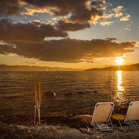 Вилла Karnagio Seafront In Agria Kato Lekhonia Экстерьер фото